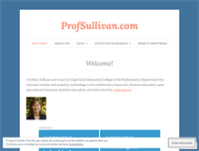 Tablet Screenshot of profsullivan.com
